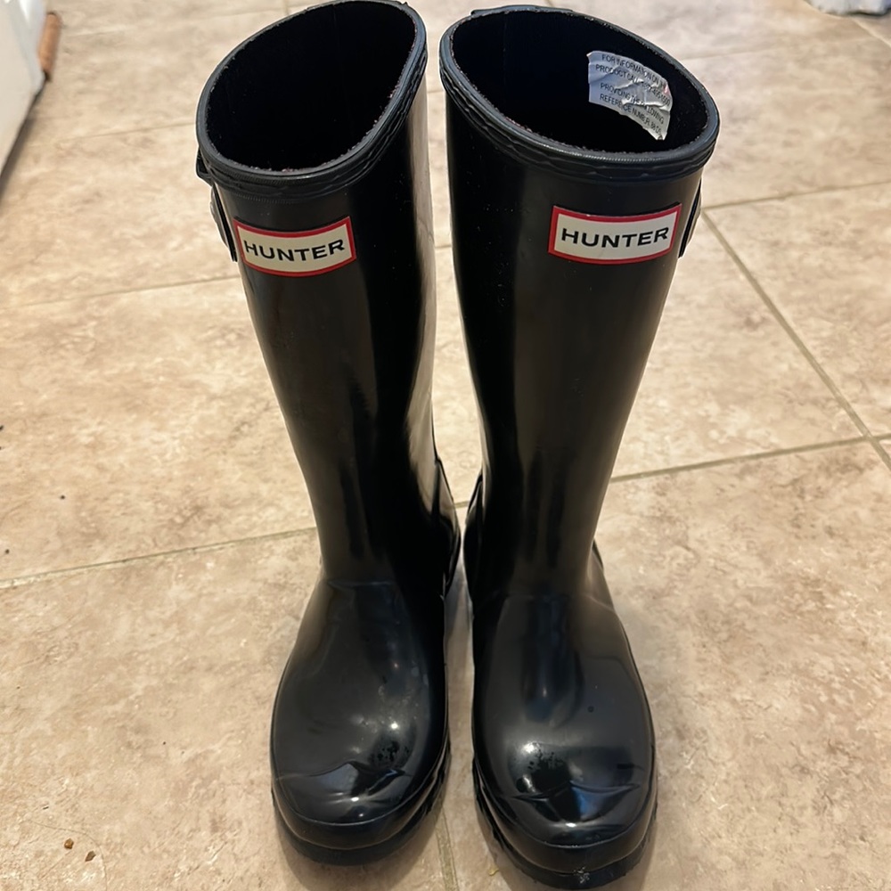 Kids Hunter rain boots tall